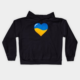 The Flag of Ukraine, Heart Kids Hoodie